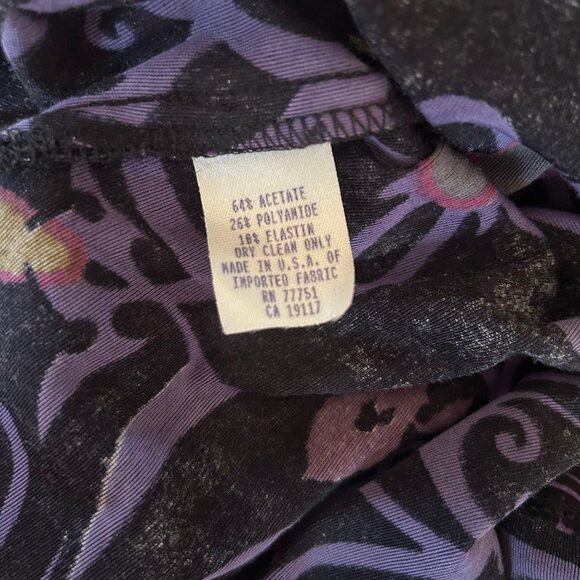 Vintage Betsey Johnson New York Velvet Top - Picture 10 of 11